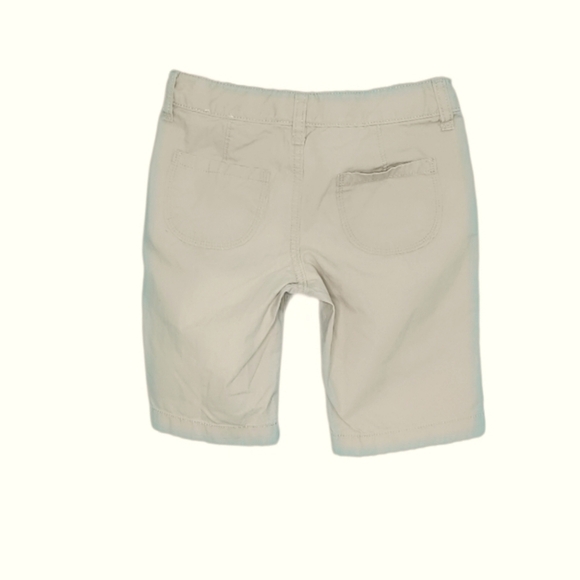 Old Navy Khaki Snap Closure Girls Shorts Size 8 - Picture 2 of 14
